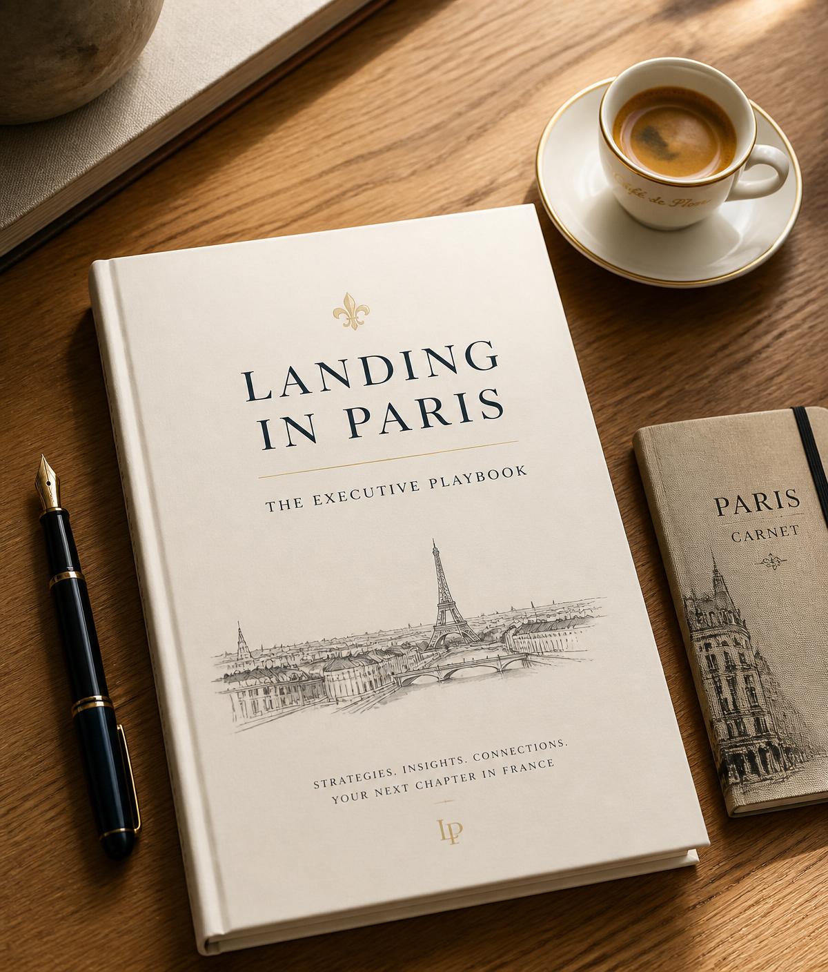 Landing in Paris — The Executive Playbook, cover of the free PDF